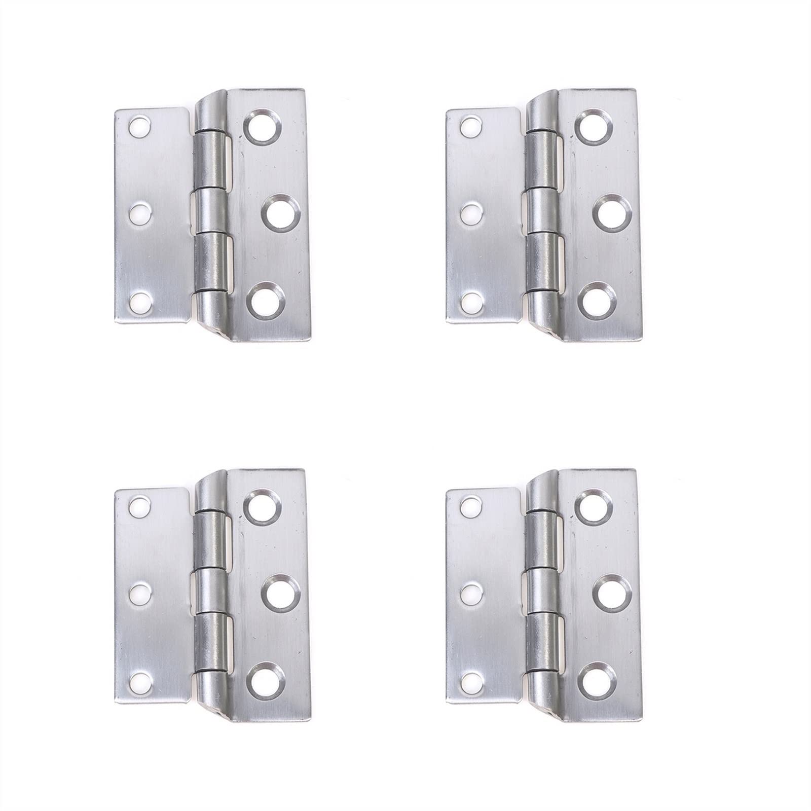 4pcs 2.5inch 304 Stainless Steel Door Hinges,Silent Hydraulic,Cabinet,Equipped Furniture Hardware