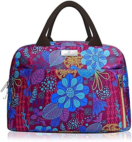 Vavabox Lunch Bags For Women,Insulated Lunch Box,Lunch Box Lunch Organizer Lunch Holder For Women/Beach/Party/Boating/Office/Fishing/Picnic (Purple)