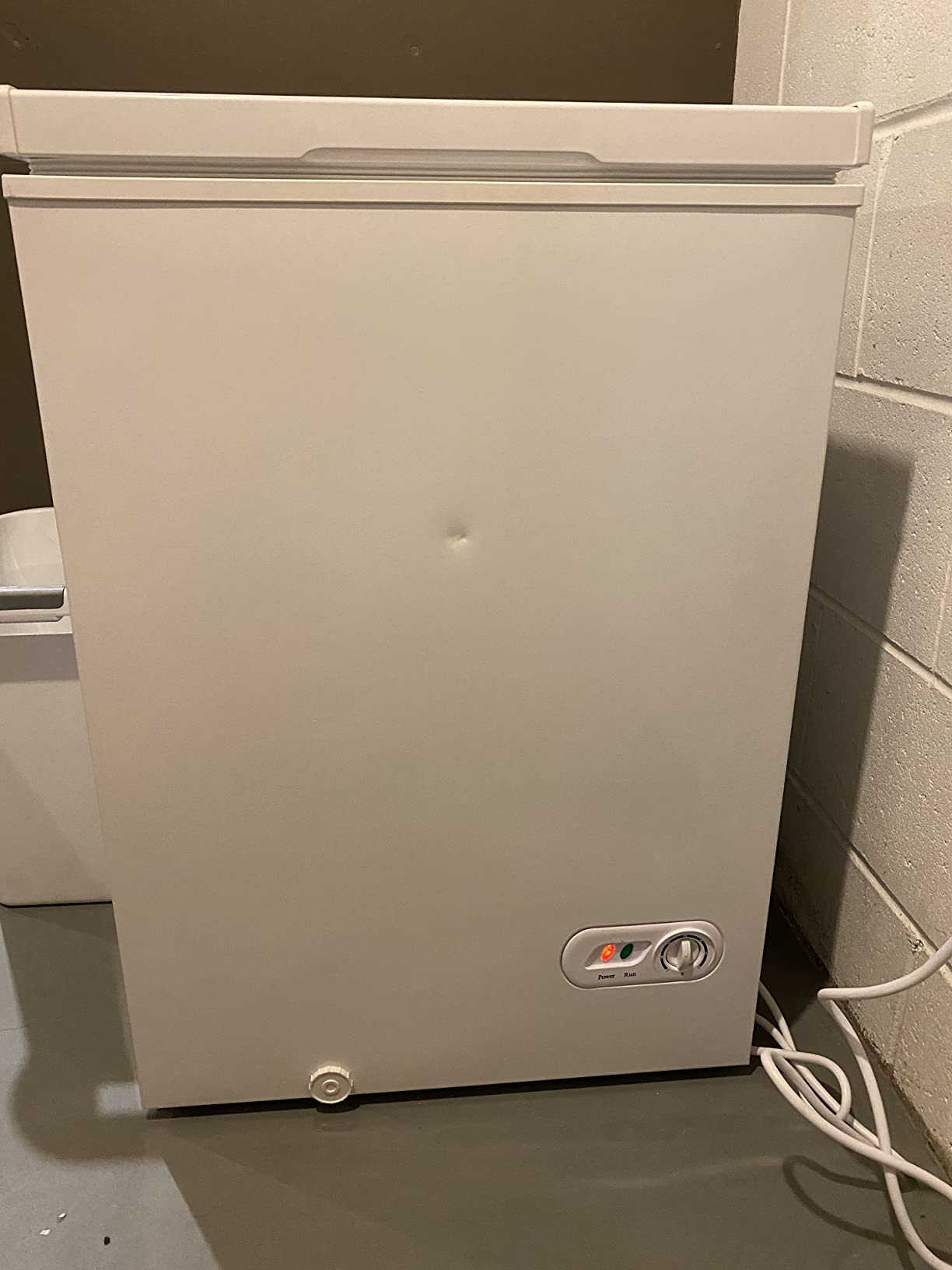 27/mo Finance Northair Chest Freezer 3.5 Cu Ft with 2 Removable