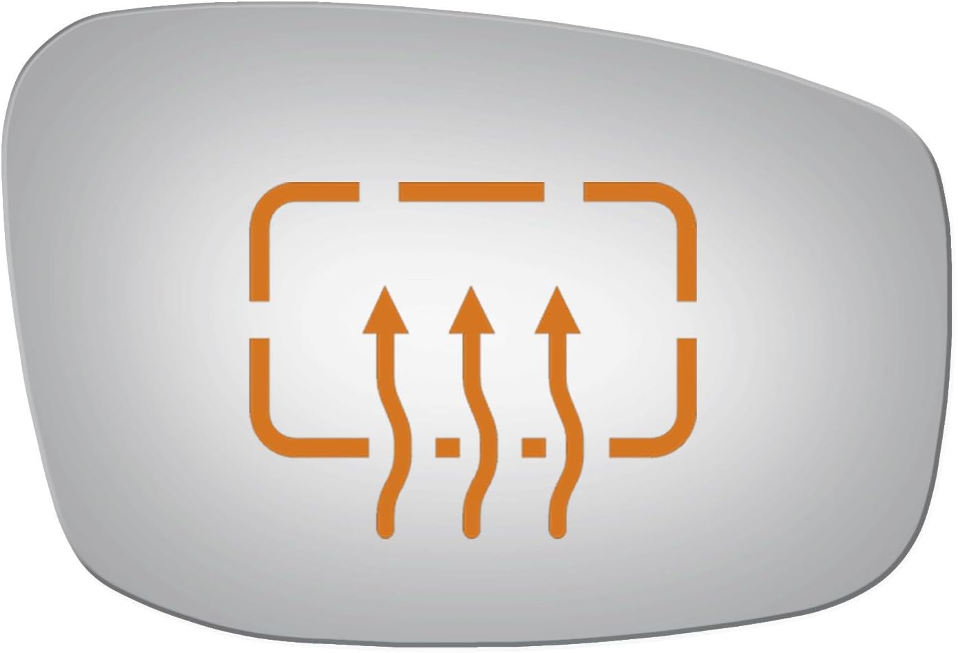 Burco 5323H Convex Passenger Side Power Replacement Mirror Glass Heated for 2014-2015 Infinity G37, 2015 Infinity Q40, 2014-2015 Infinity Q60