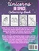 Unicorns in Space Colouring Book: Quirky colouring pages for kids aged 4-12 #1