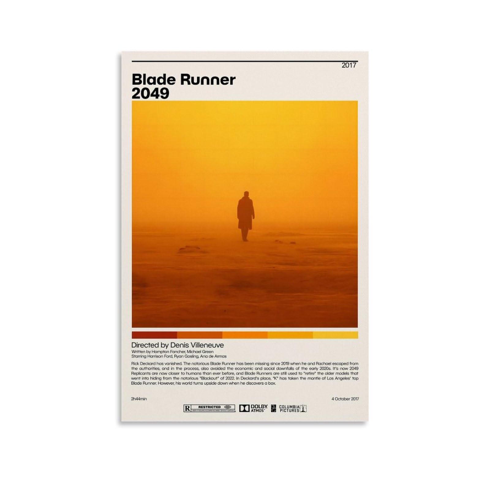 Blade Runner 2049 Minimalist Canvas Art Review