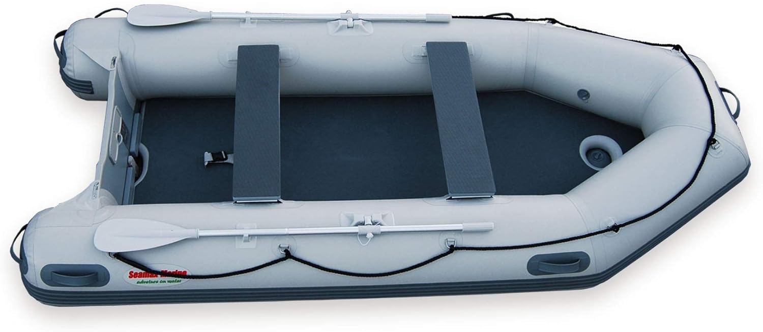 Seamax Inflatable Boat Air Series from 9ft to 10.5ft, with Light Weight High Pressure Airmat