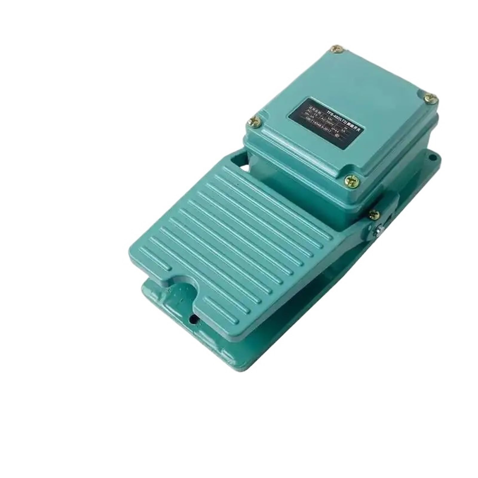 Interruptor de pedal TFS-402 LT3 con caja de aluminio 15A 250V 7