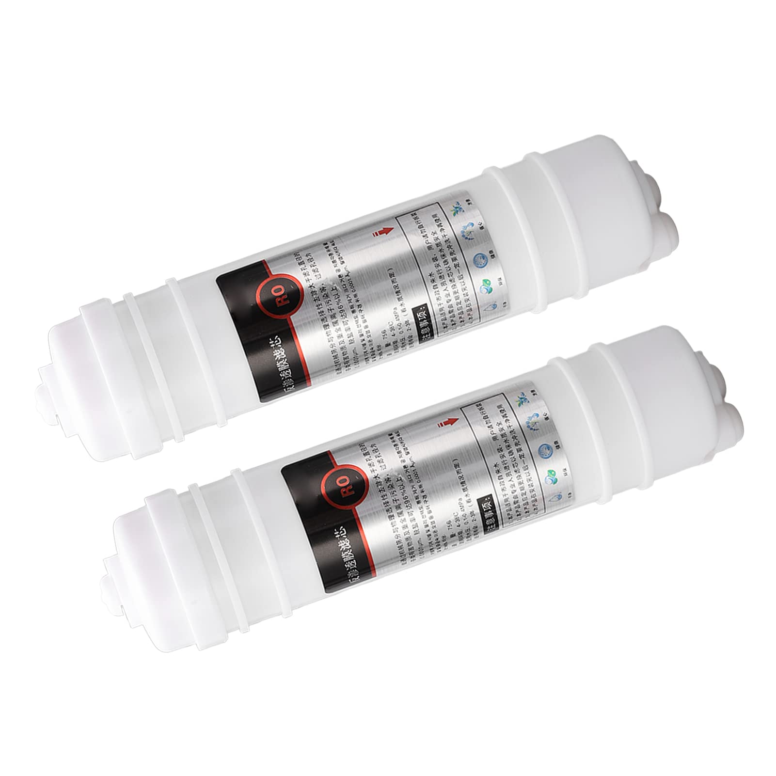 Élément Filtrant pour Purificateur D'eau, 10 Pouces, Remplacement de Membrane RO de Haute Précision pour un Usage Domestique, Sûr et Durable, 2 Pièces