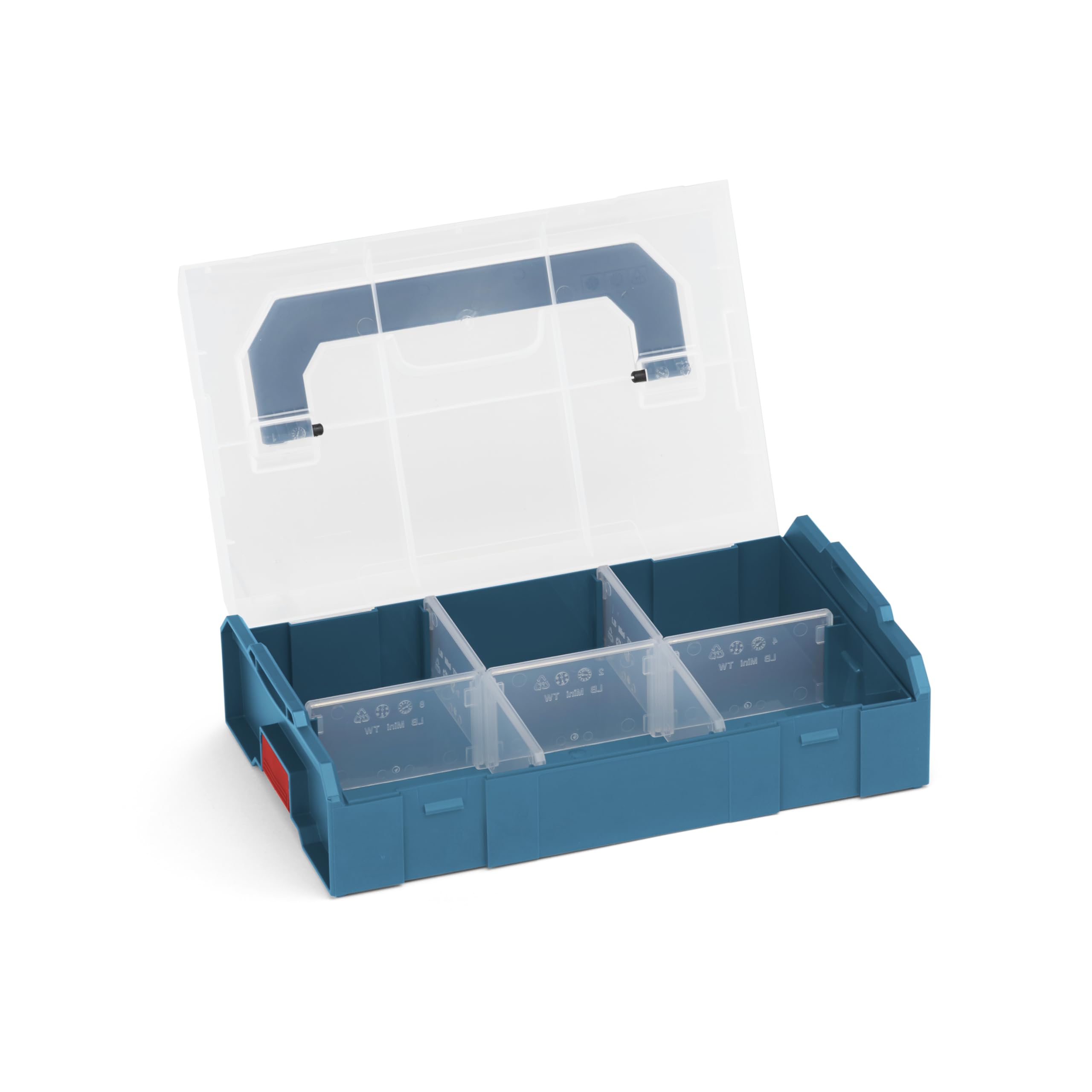 Assortimentsdoos Bosch Sortimo L-Boxx 102, inzetbakjesset, BC3-inzetstukken met dekselkussen, sorteerbakjes voor kleine onderdelen, sorteerdoos voor schroeven