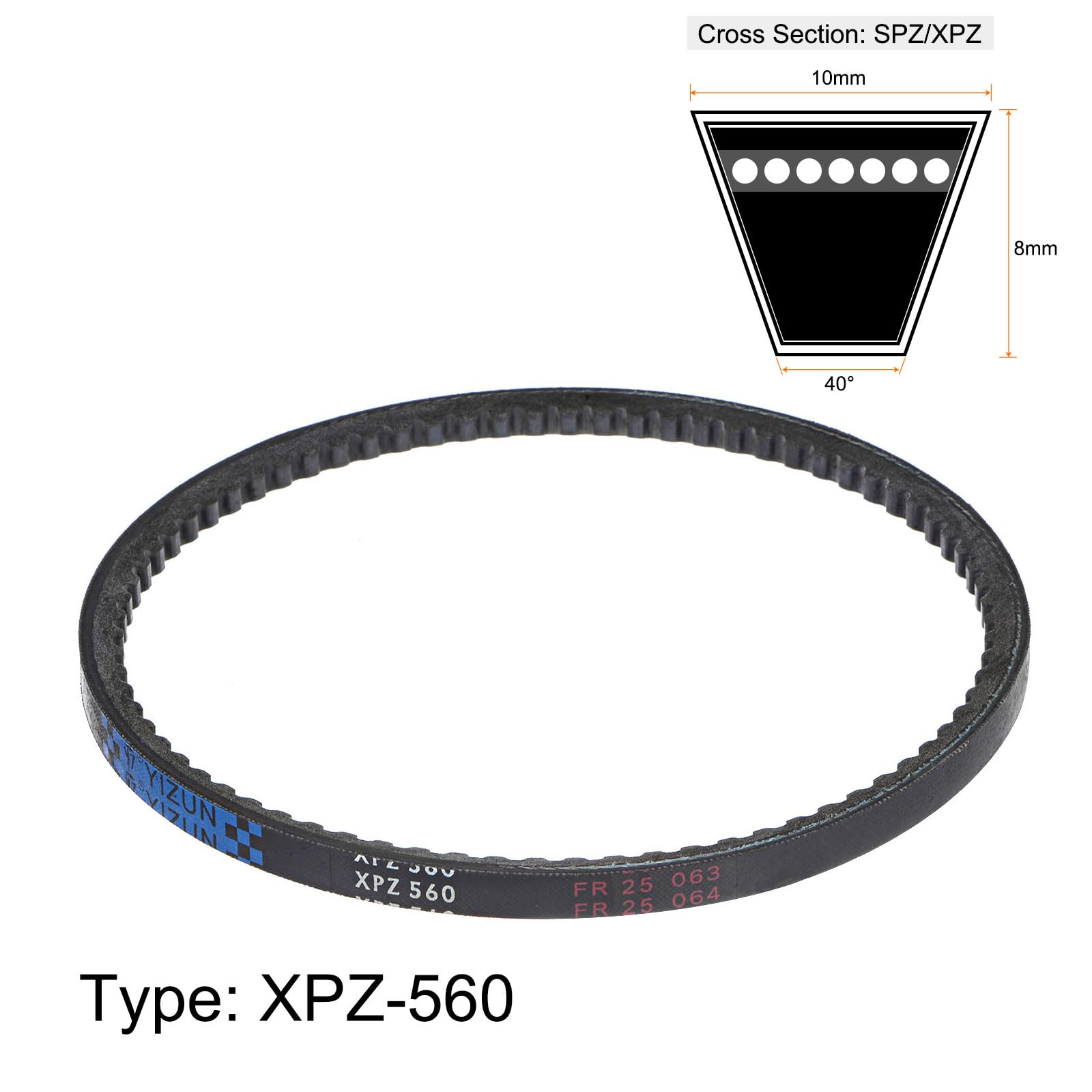 Cinghia Trapezoidale O-900 - Gomma Neoprene, 900mm, Per Trasmissione Potenza - Foto 3