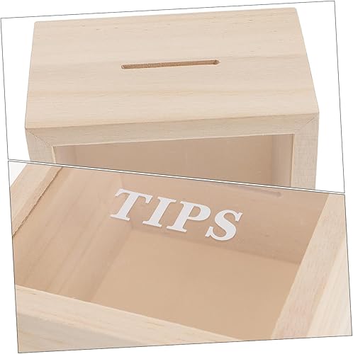 Miniatura 3 de 1 Set Piggy Bank Wooden Coin Whiteboard Marker Wooden Savings Jar Money Bank Change Jar Personalized Coin Bank Shadowbox Display Case Desk Topper