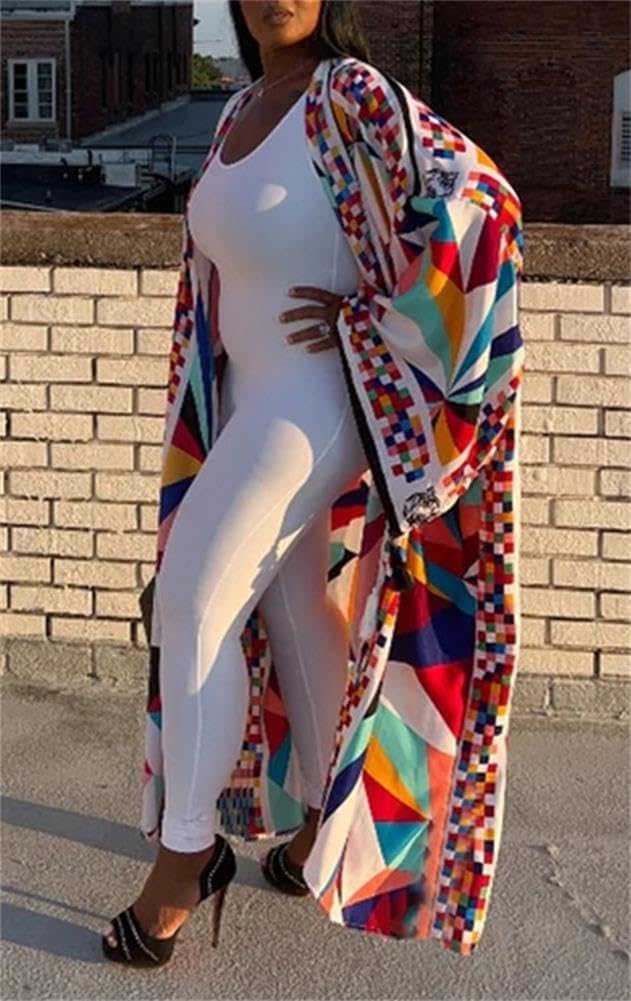 cu4eve Summer Cardigan For Women Lightweight Satin Open Front Long Kimono Swimsuit Cover Ups Silk Robe Plus Size - Image 5