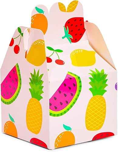 Miniatura 8 de Sparkle and Bash Paquete de 36 cajas de recuerdo de fiesta Twotti Frutti, decoraciones de segundo cumpleaños (3.5 x 2.75 pulgadas)