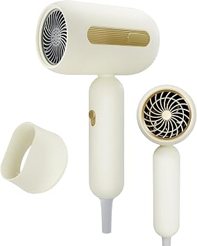Hair Dryer with Diffuser Fast Drying and Lightweight for Smooth,Shiny,2 Heat Settings & Speed Professional Hair Blow Dryer for All Hair Types