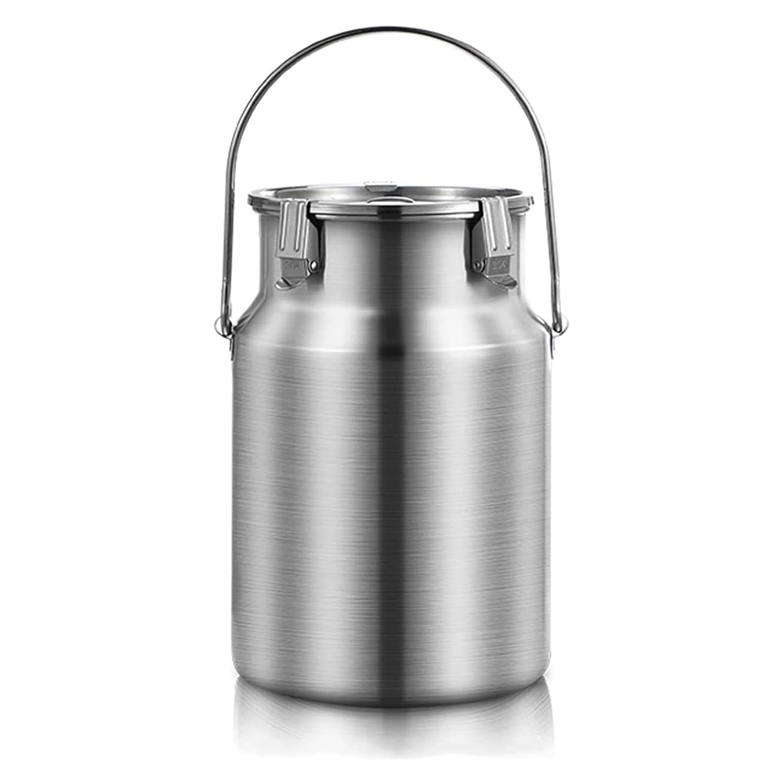Bidon à lait en acier durable 304 avec couvercle hermétique et poignée robuste