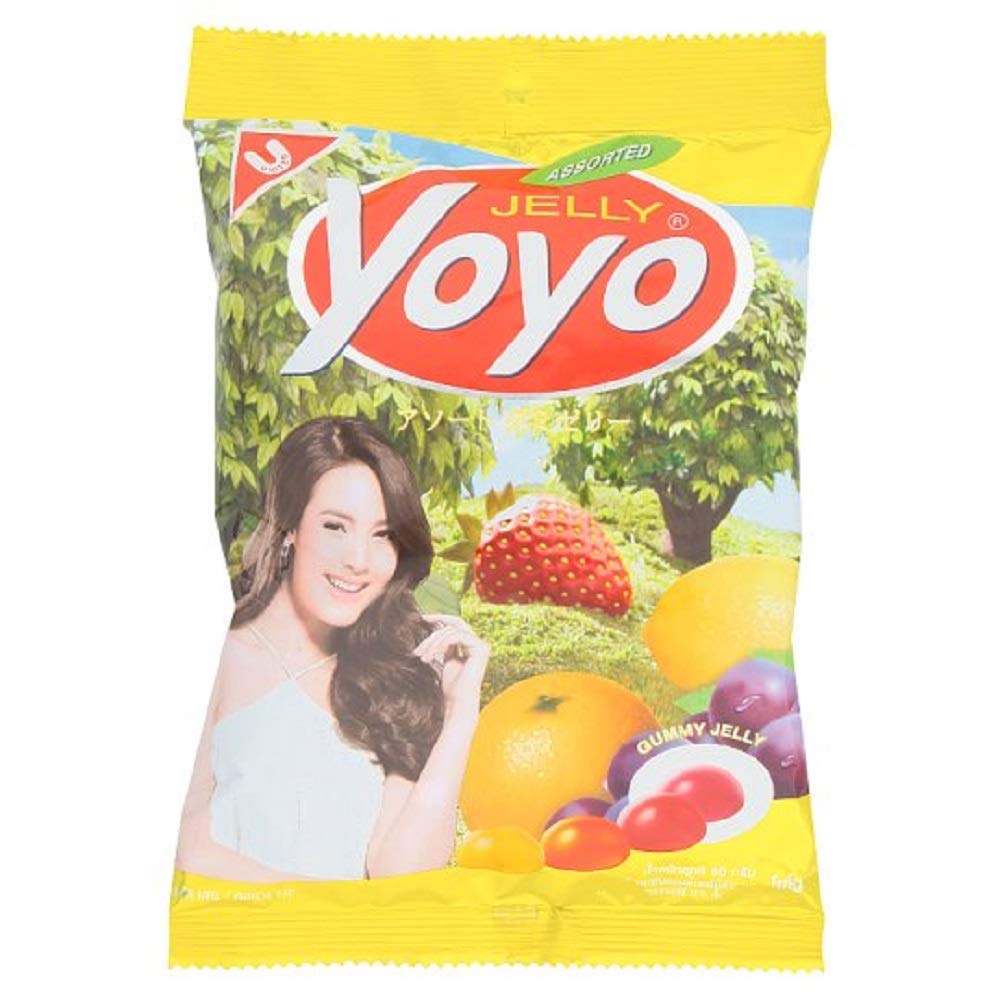 YOYO, Gummy Jelly, Assorted Flavor, Mix Fruit 80 g