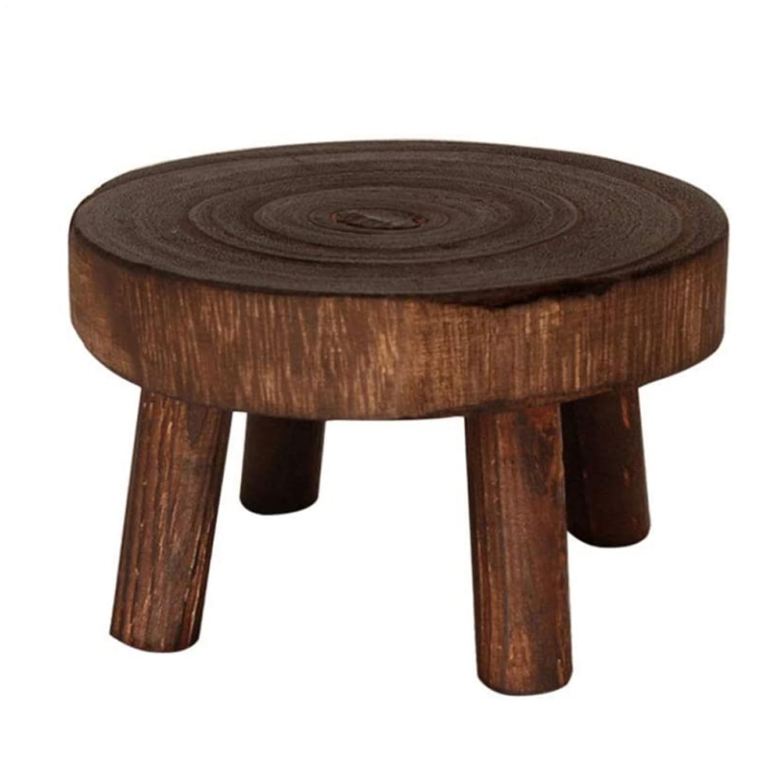 14/17/20cm Small Wooden Garden Stool, Flower Pot Stands For Indoor Plants, Solid Wood Plant Stool Decorative Stools Solid Flower Stand For Home, Office, Garden, mutis-use For Step Stools, Kids Sto0l
