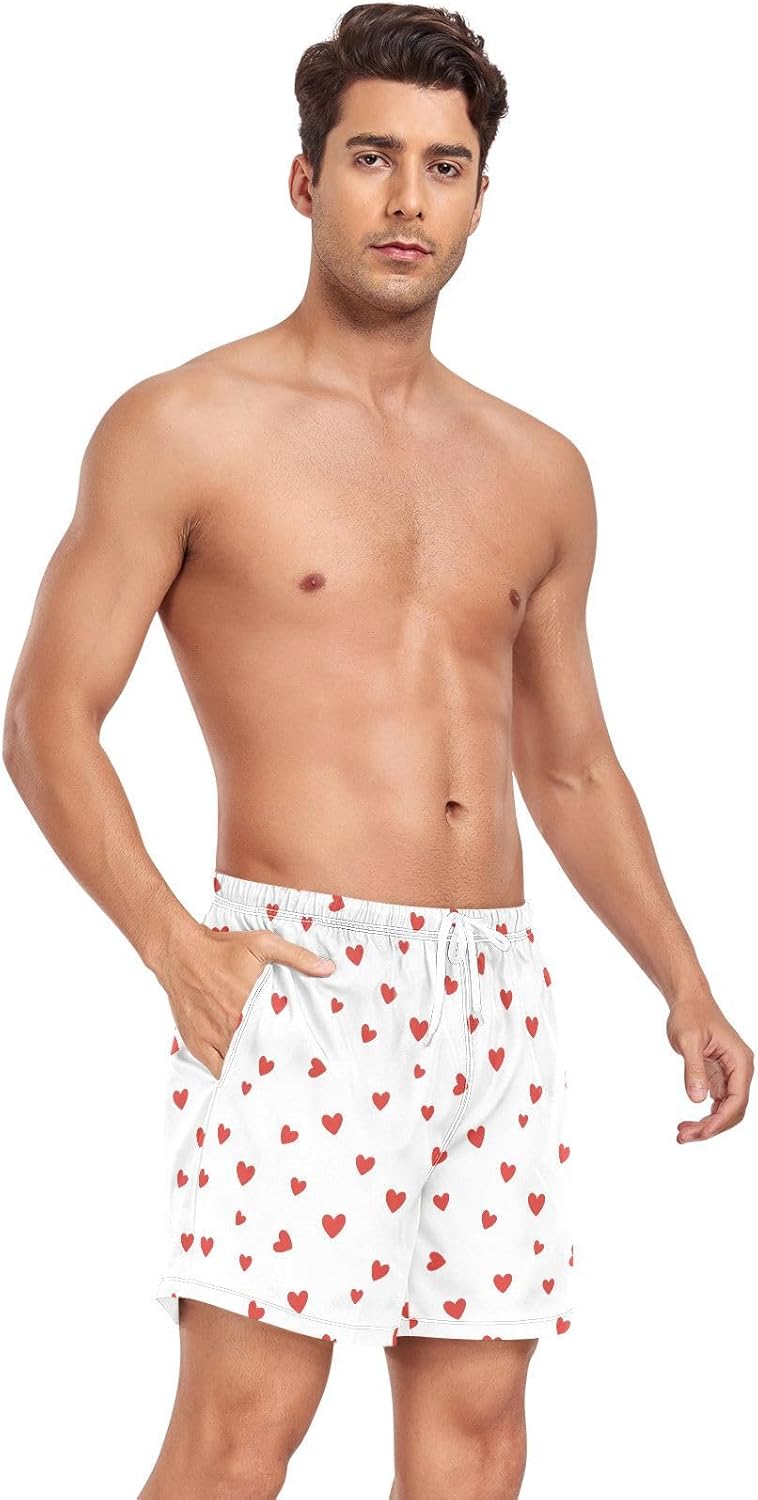 QUGRL Mens 2 in 1 Athletic Shorts with Pockets Quick Dry Running Shorts for Men Training Workout Gym Sports Outdoor