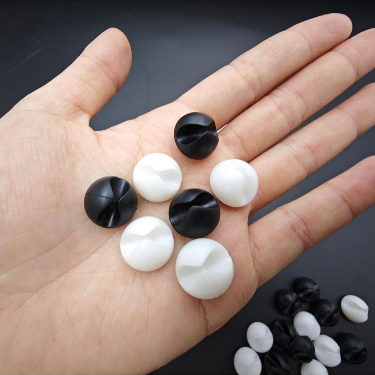 12-Pack Cord Holder Cable Clips, Adhesive Silicone Cable Organizer for Desk, Nightstand and Office, Multipurpose Wire Management Keeper for Phone Charger, Mouse, Power Cords - Black