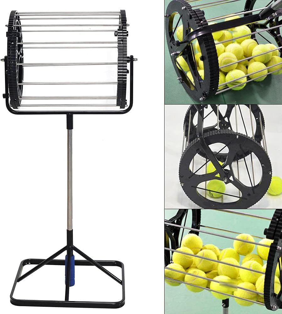 Raccoglitore di palline da tennis portatile, raccoglitore automatico di palline da tennis, adatto per palestre, club