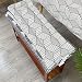 Yoole EU 2 coussins de banc de jardin 2 places en coton doux pour banc de jardin 3 places - 80 x 40 cm