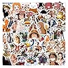 110PCS Japanese Anime One Piece Stickers,Hot Japanese Cartoon Anime Vinyl Sticker for Water Bottle Laptop Phone Scrapbooking Journaling for Adults Teens for Party Supply Favor Decor