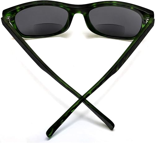 Miniatura 6 de SAMBA SHADES Lentes de sol de lectura bifocales integrados para hombres y mujeres, lectores clásicos de tortuga, sol de verano