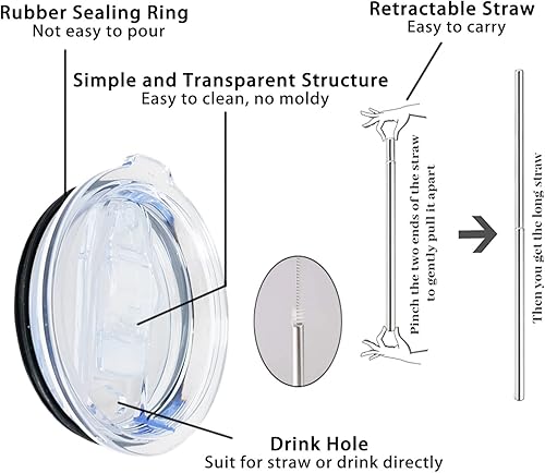 Miniatura 7 de Vaso gótico con tapa y pajilla, vaso aislado de mariposa gótica de 20 onzas, cosas de bruja, taza de café de mariposa, regalos de Halloween para