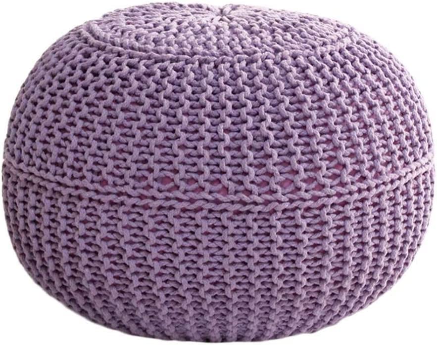 Banc à chaussures rond FENPING violet pour sublimer l'entrée de votre maison