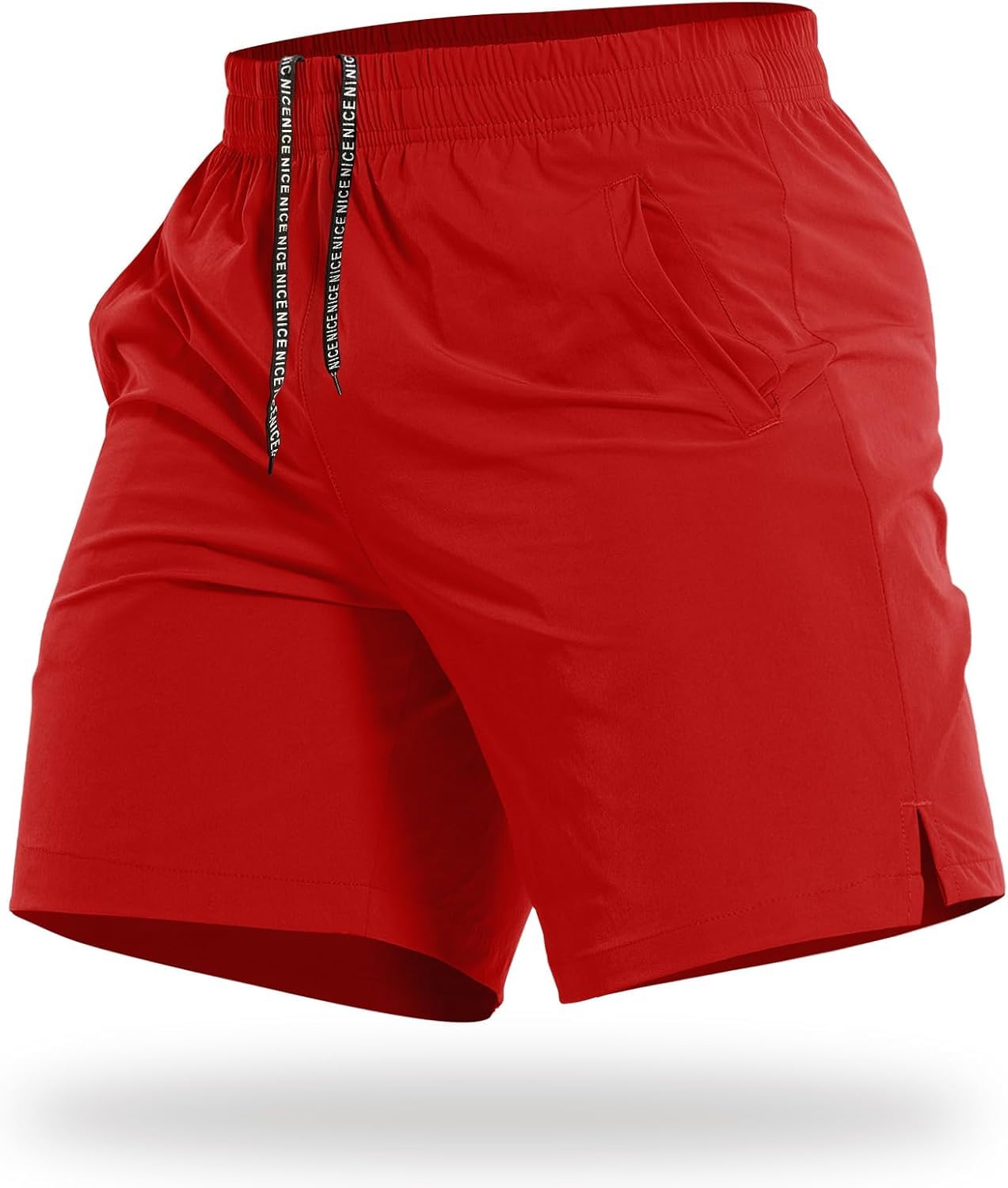 Men’s Performance Shorts | Quick Dry Lightweight Sports & Gym Shorts with Secure Zipper Pockets
