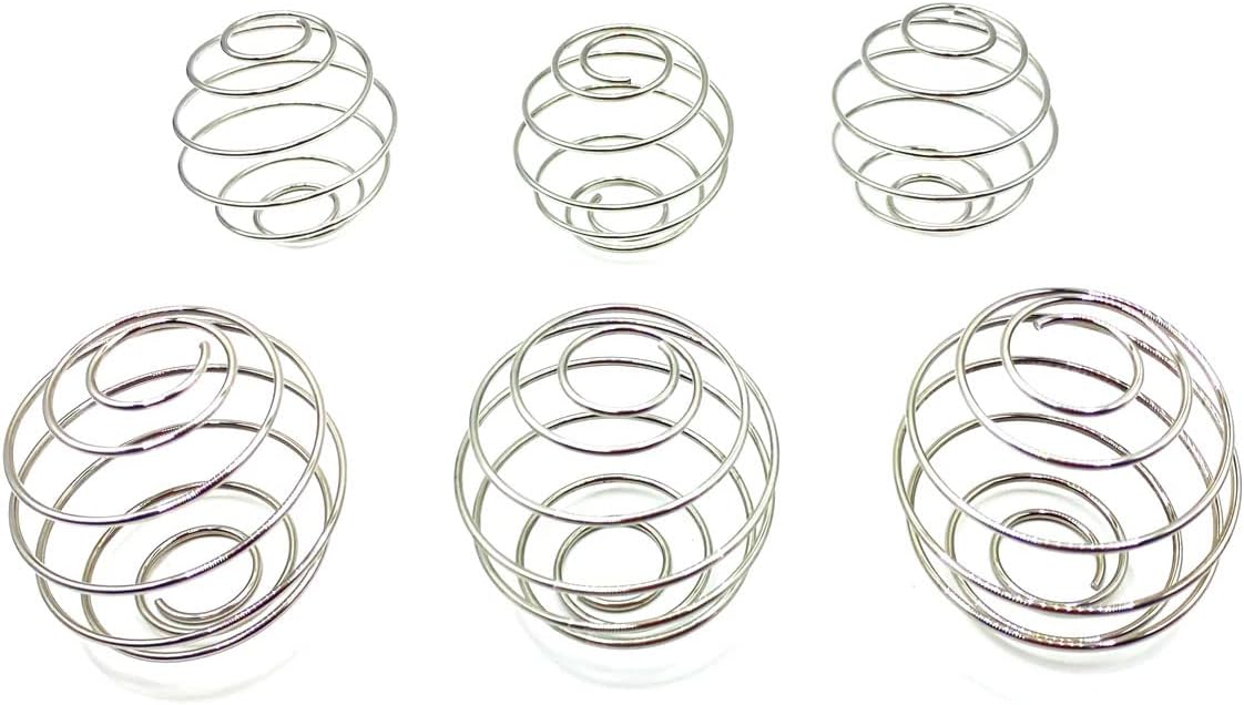 JIEPRO Stainless Steel Ball for Mixing Protein, 6 PCS Replacement Shaker Bottle