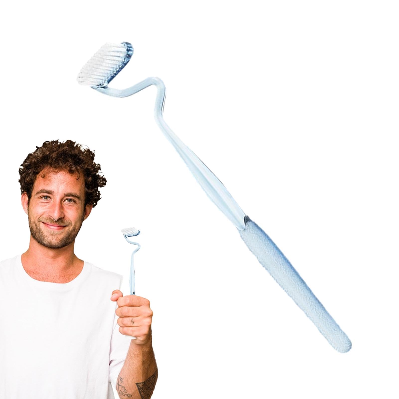 Spazzolino da denti con setole morbide per adulti, pulizia profonda, spazzolino multifunzione a forma di S, pulizia profonda dei denti, spazzolino da denti morbido, per adulti