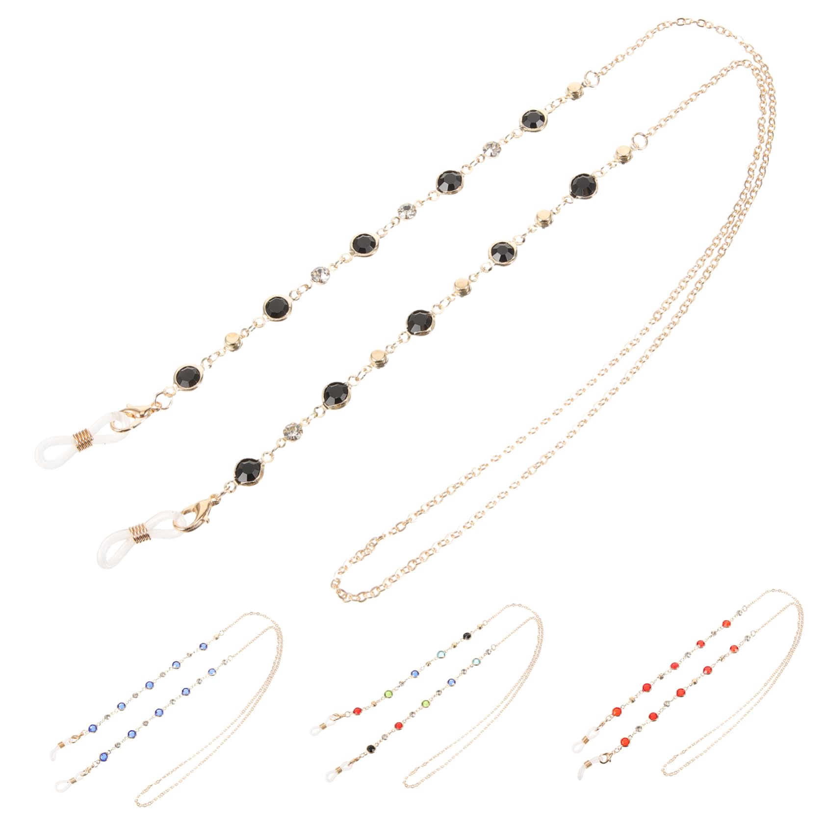 BESPORTBLE Cadena De Gafas Sol Accesorios Para Gafas Correas De Anteo Correas Para Gafas Titular De Collar De Anteojos Para Mujer Collar De Gafas Aleación