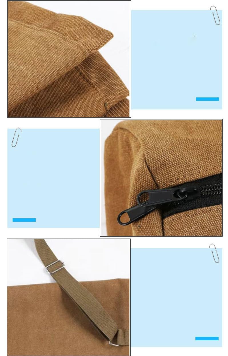 Bolsa de Pesca,Bolsa de Almacenamiento de Lona para caña de Pescar, Correa de Hombro Ajustable, portátil de Alta Capacidad para Llevar caña de Pescar (140 * 30cm,Amarillo)
