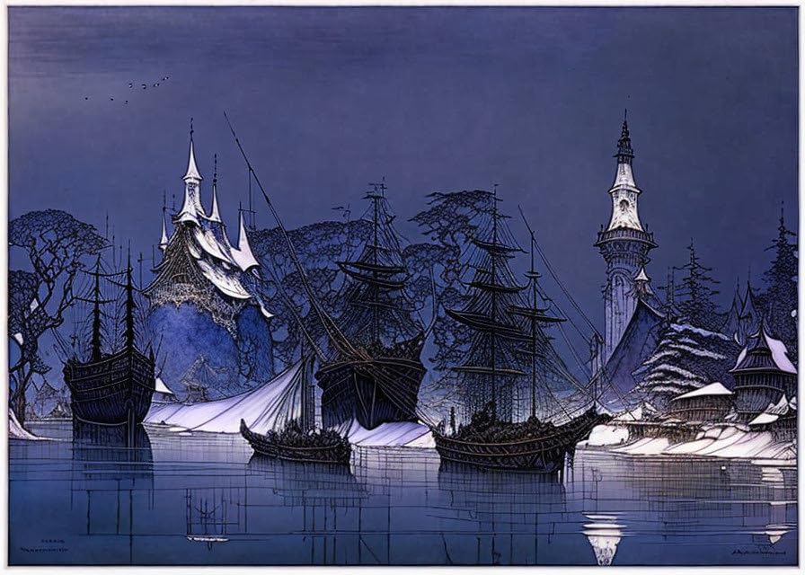 Affiches sur toile marine Bateau sur l'eau décoration murale salon 58 x 90 cm