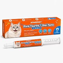 Taurine for Cats, Pure Taurine Supplement for Cats Oral Paste,Ready-to-Use Cat Taurine Supplement with Salmon Oil & Vitamin E, Chicken Flavor, Daily Heart Vision Digestive Support,30mL