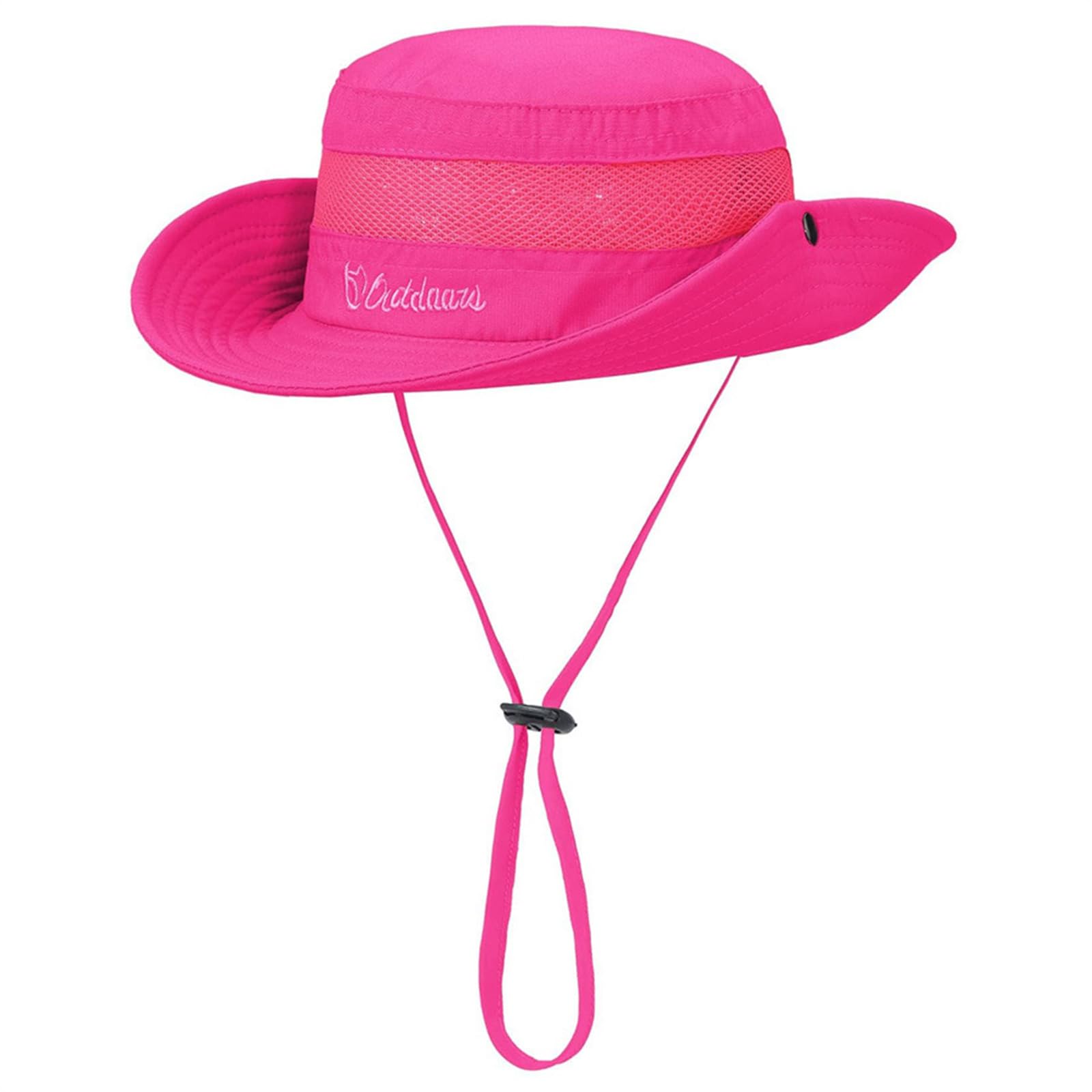 MICFENY Adjustable Sun Hat Outdoor Sun Protective Fisherman Hat Breathable Foldable Floppy Hat For Beach Activity