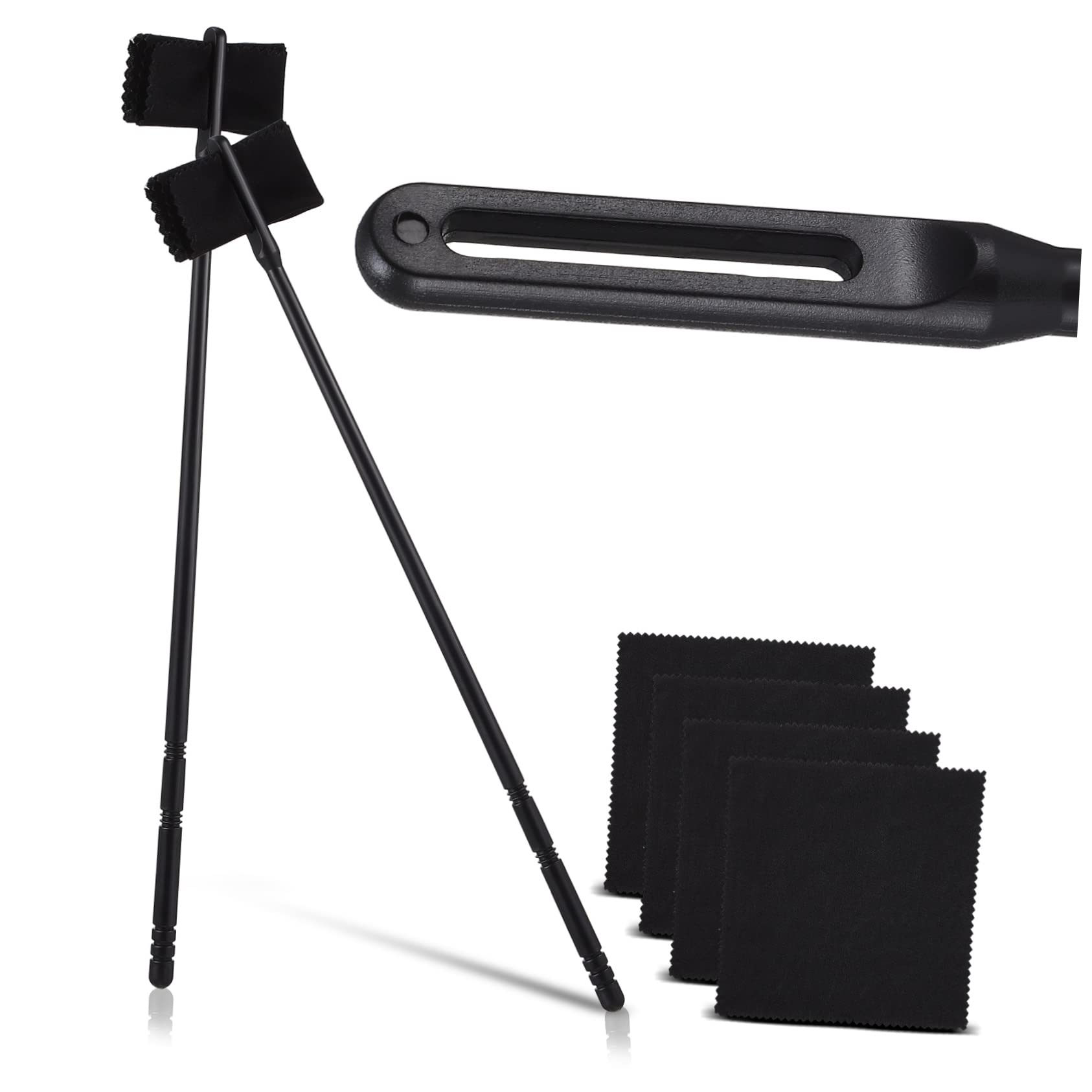 GOOHOCHY Flute Maintenance Kit Cleaning Rod Soft Flute Clean Cloth Care Set Sax