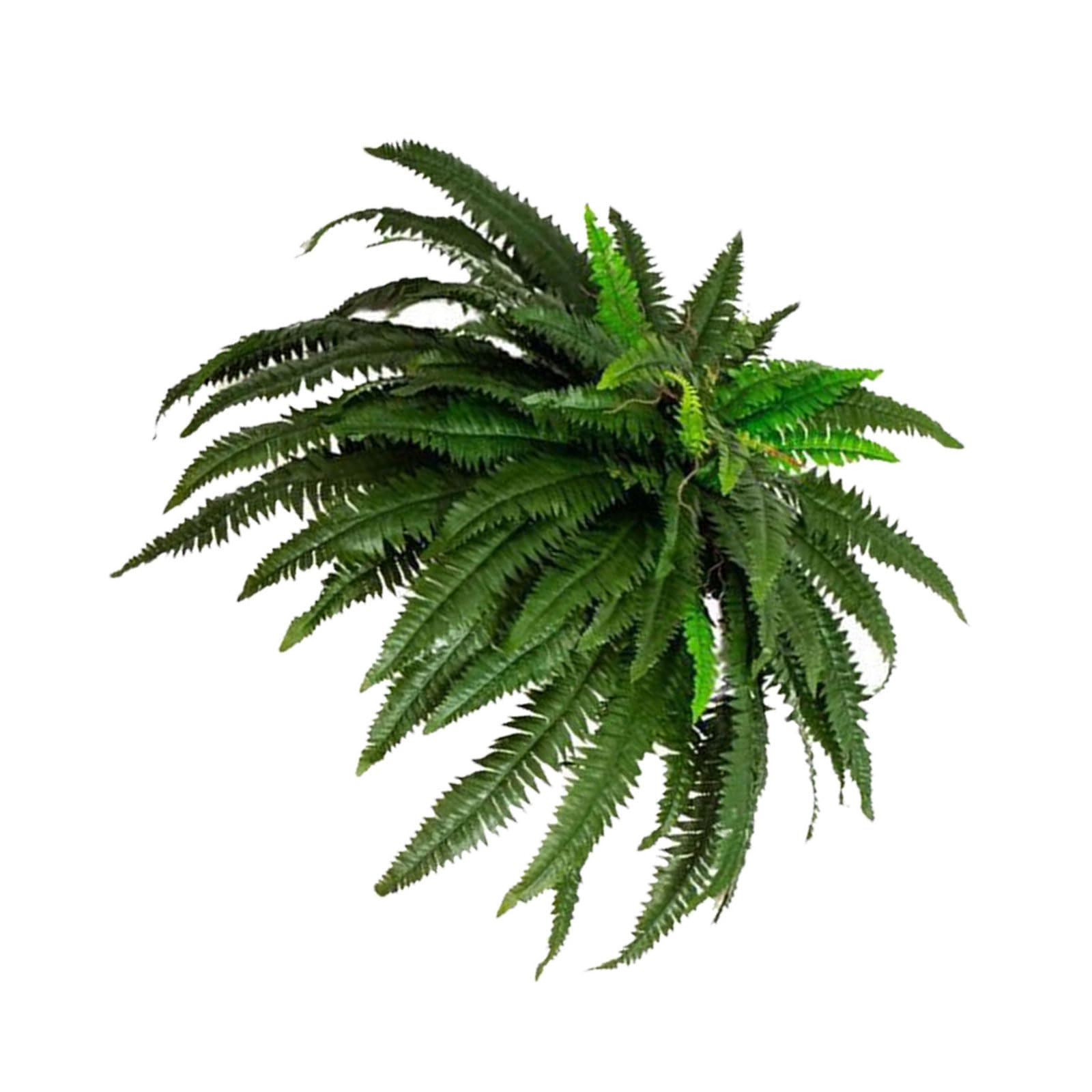 Oxxggkao Beautiful Artificial Green Fern Leaves Arrangement Realistic Plant for Shelf Desktop or Wall Mounted Decoration Plant Wall Arrangement