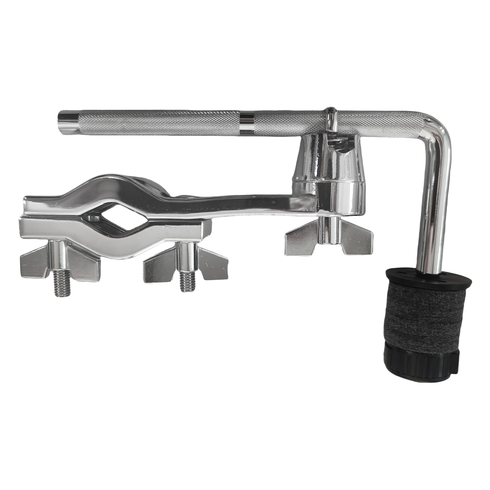 Abrazadera de extensión de tambor, soporte de tambor, soporte de tambor con almohadilla de fieltro