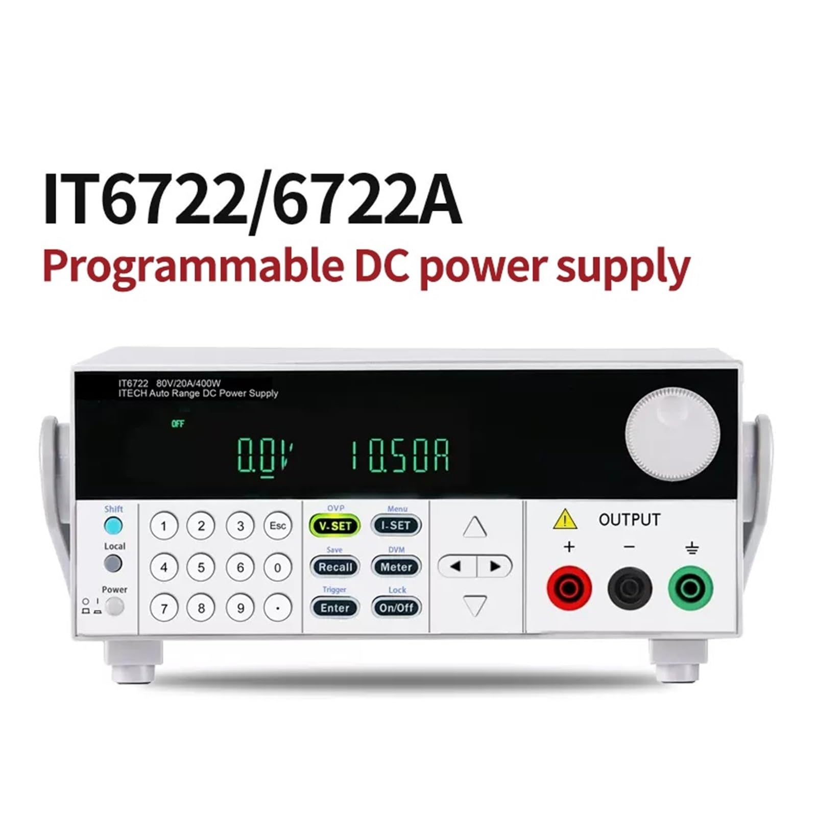 Probador de Carga electrónico de CC programable de Alta precisión Probador de Carga de Resistencia Interna de Capacidad de batería | IT8513A