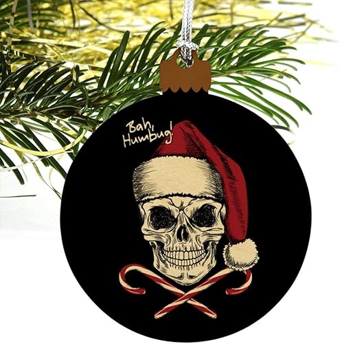 Miniatura 4 de Bah Humbug - Adorno navideño de madera para árbol de Navidad