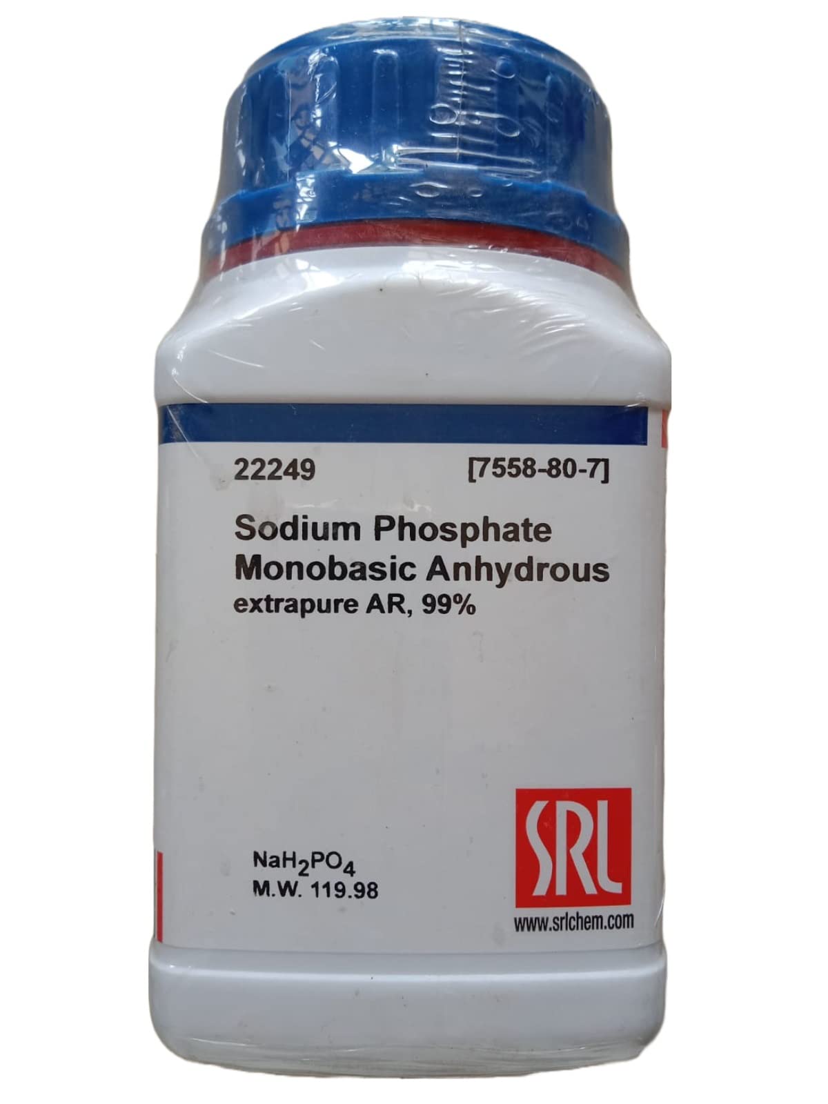 See full amazon price history chart for SRL Sodium Phosphate Monobasic Anhydrous extrapure 99%,500Gm, AR Grade, CAS 7558-80-7, Molecular Formula : NaH2PO4, Storage : Room Temperature, Shelf Life : 60 Months, for laboratory use only SRL Sodium Phosphate Monobasic Anhydrous extrapure 99%,500Gm, AR Grade, CAS 7558-80-7, Molecular Formula : NaH2PO4, Storage : Room Temperature, Shelf Life : 60 Months, for laboratory use only (B0C3RP5V2X) Amazon Price History, Amazon Price Tracker