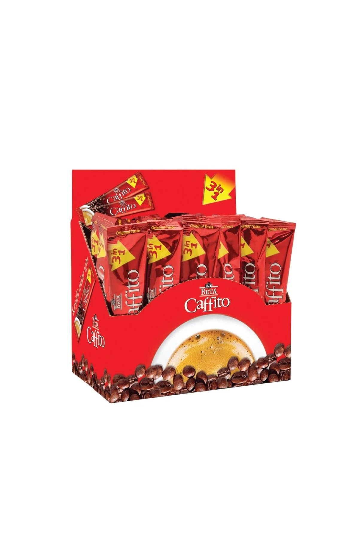 Beta-Caffito 3'ü 1 Arada Kahve 56 Adet X 18 G
