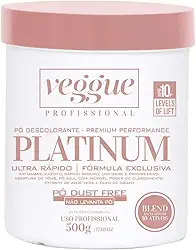 Pó Descolorante Azul 10 Tons Ultra Rápido Veggue Profissional 500g