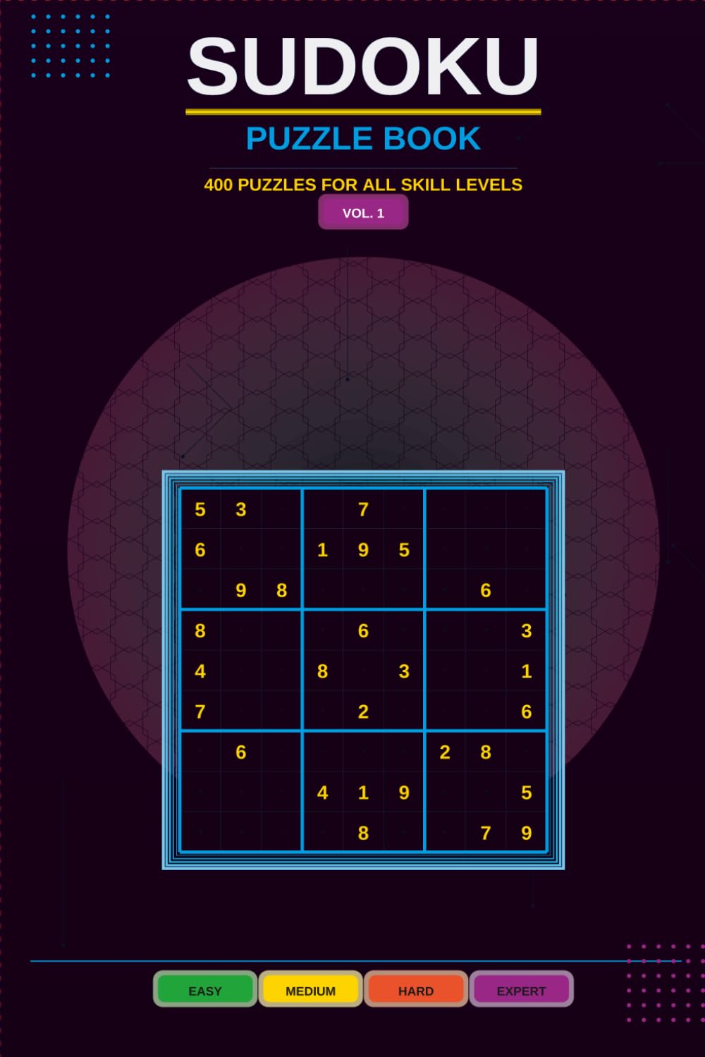 SUDOKU Puzzle Book: 400 Puzzles For All Skill Levels VOL. 1
