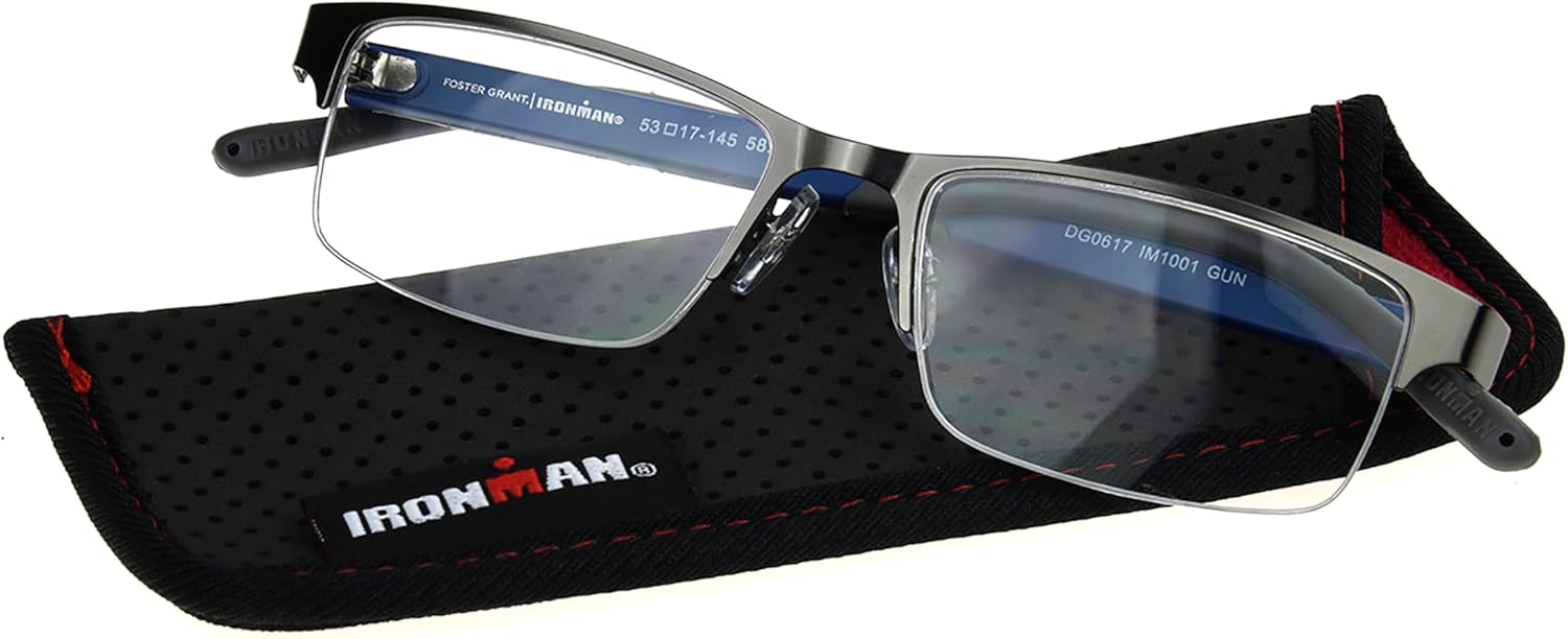 IRONMAN mens Momentum Rectangular Reading Glasses - Image 5