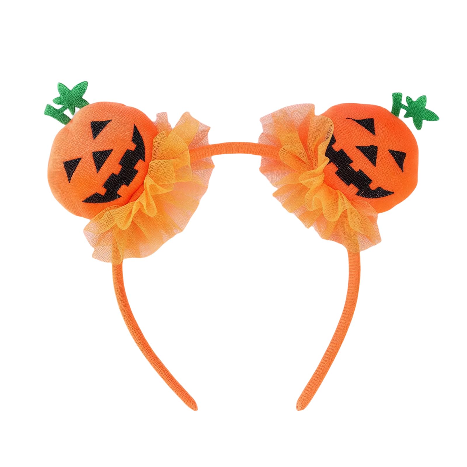 ZEYER Cute Pumpkin Halloween Headband for Women Exquisite Pumpkin Hair Accessories Shiny Pumpkin Halloween Costume Party Supplies Head Bands 1PCS Cute Pumpkin 1 Count (Pack of 1)
