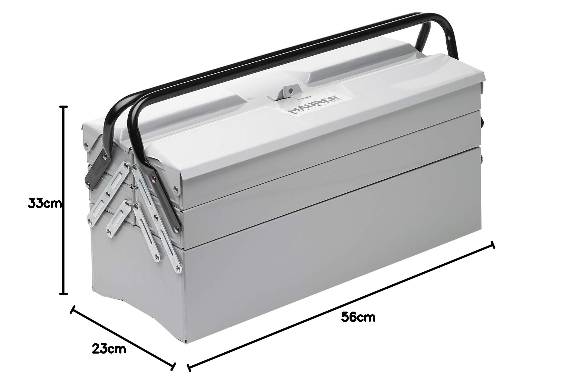 Caja Metalica Para Herramientas Maurer 495x200x295 mm.