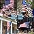 Flag Pole for House with American Flag-Black Flagpoles Residential Kit with 6FT Tangle Free Metal Flag Poles,3x5 Embroidered US Flag and Holder Bracket,Stainless Steel for Outside Porch,Outdoor,Boat