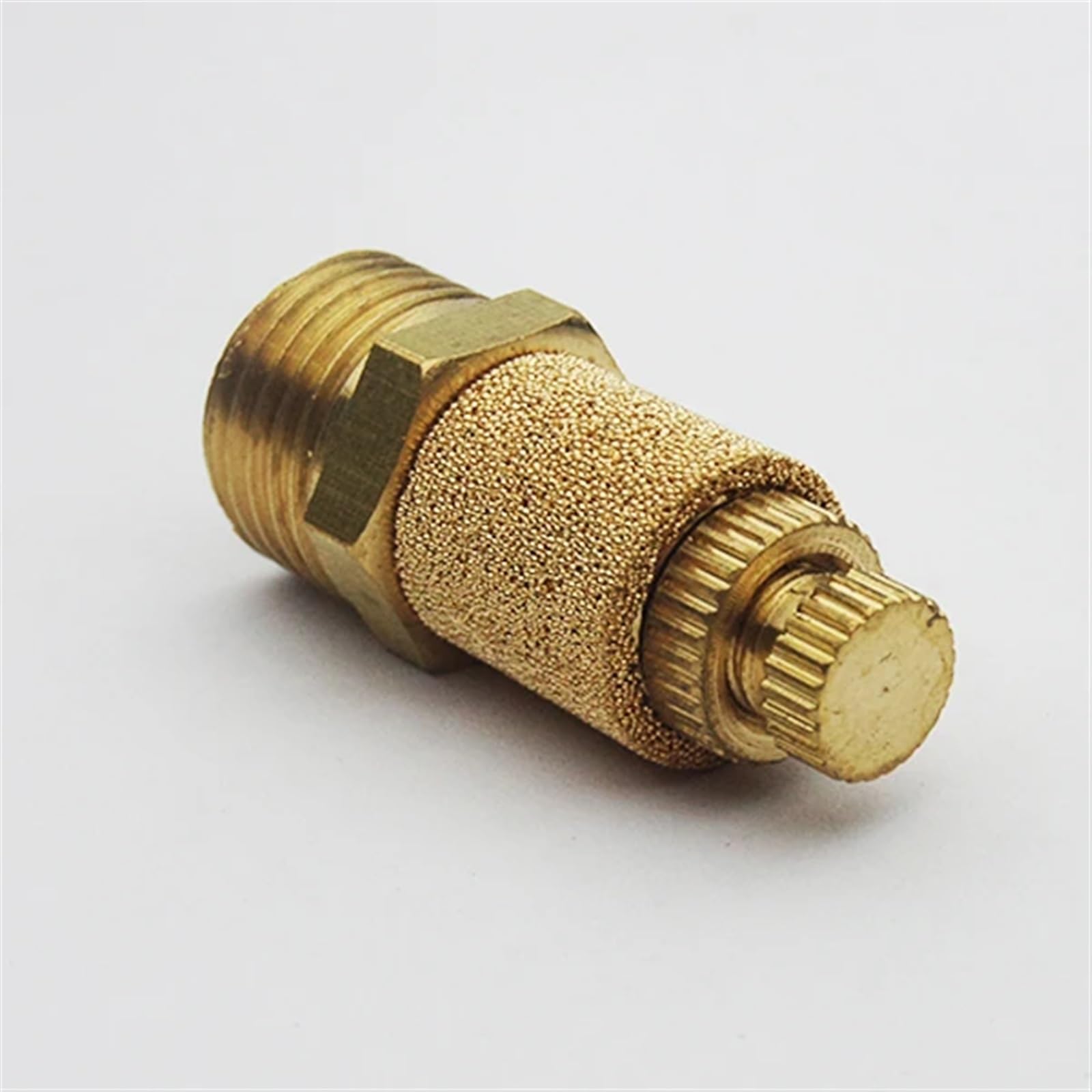 Pneumatic Muffler Silencer Filter Flow Speed Controller Sintered Bronze SLL-01/SLL-02/SLL-03/SLL-04 (Color : SLL-04)