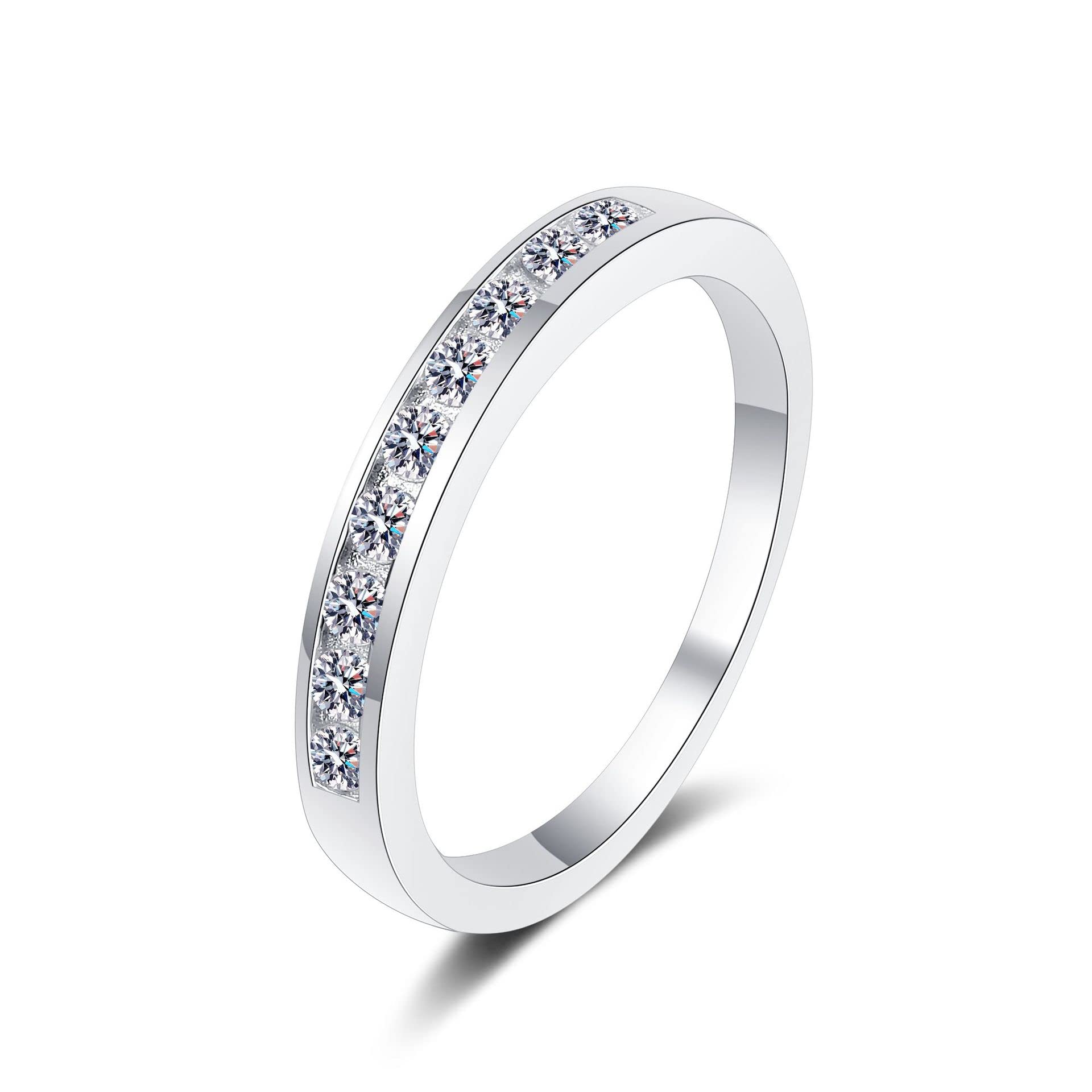 Anillo De Hombre Cruz Baguette Moissanite Plata 925 Icebox Plateado 10