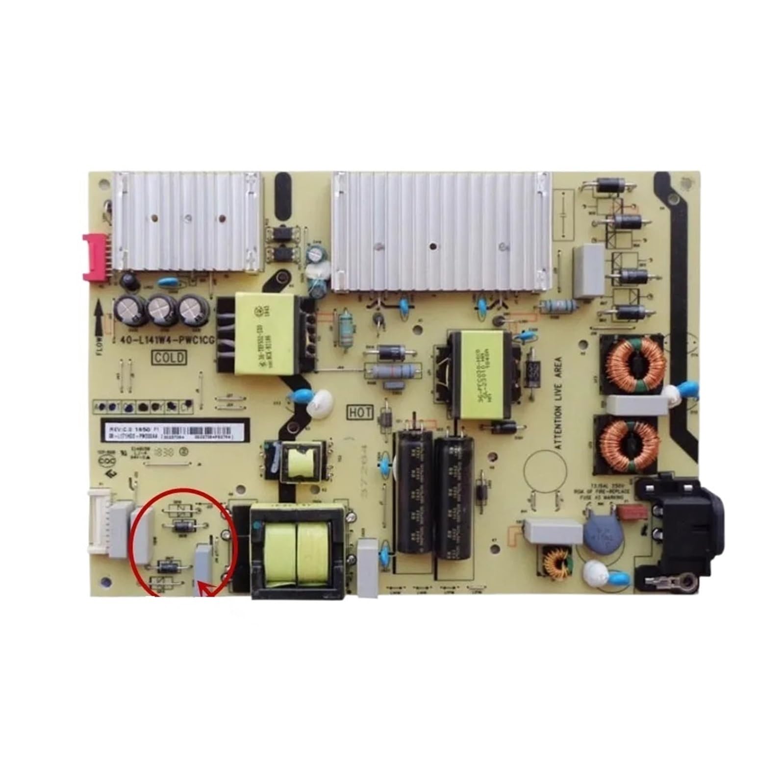 Numéro De Carte 40-L141W4-PWC1CG 40-L141W4-PWB1CG Carte D'alimentation, Compatible For Carte De Rétroéclairage TV 49 Pouces 55 Pouces 65 Pouces 08-L17HD2-PW200AA.(2 tubes)